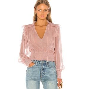 Free People Twyla Top Size XS in Mauve